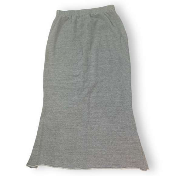 Theyskens Theory Cotton Sweatshirt fabric Midi Skirt XS - Picture 2 of 8